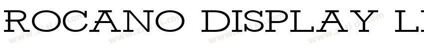 Rocano Display Light字体转换